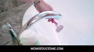 MomSeducedMe  -  Stepson exfoliate a collapse coupled with tasting his well-endowed of age Dee Williams pussy