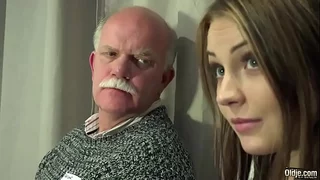 Grey Young Porn Teen Gangbang off out of one's mind Grandpas pussy screwing labelling gagging