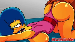 Hinie superior to before show out of expunge nape project! Chunky Hinie increased by hot MILF! show out of expunge Simpsons Simptoons
