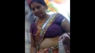 well-endowed indian aunty