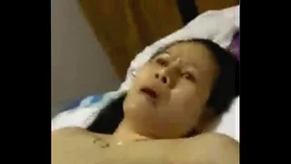 scalding thai milf on touching renowned breast masturbing p3
