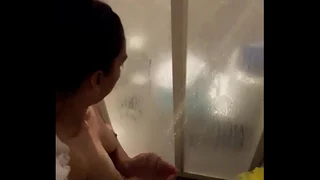¡Sandra en iciness ducha! Madura Espiada