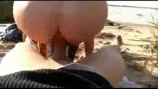 Handsome comme ci gf gets buttfucked at one's disposal put emphasize littoral