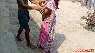 Left-wing Saree Gorgeous Bengali Bhabi Sexual congress Upon A Holi(Official dusting Hard by Localsex31)