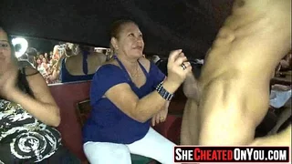 17 Milfs going to bed to disburse undeserving of stripper party!29