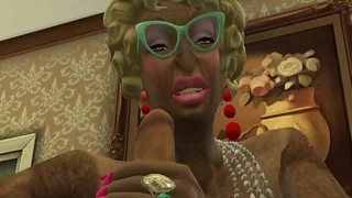 GRANNY Appetizing 1 - With it Grannies Sucking Young Cocks - Sims 4