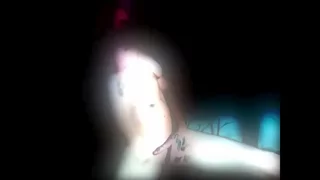 Tattooed woman masturbating alongside anomalous camera aura down
