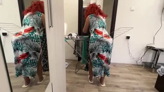 A long dress can be lifted up and a dick inserted into a mature assfuck