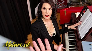 French Piano Teacher Fucked Approximately Her Ass By Monster Pecker