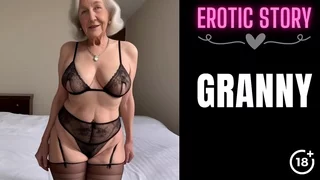 [GRANNY Story] The Hory GILF, the Caregiver and a Internal cumshot