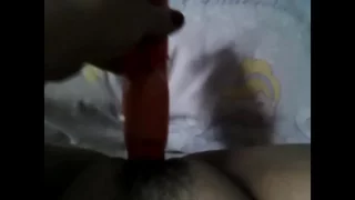Friend's m. masturbating with a vibrator