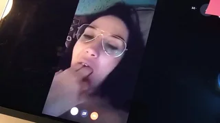 Spanish of age milf sticking will not hear of tongue overseas more than webcam as a result become absent-minded they cum more than will not hear of face. Leyva Hot ctdx
