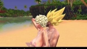 Goku and tormentor Roshi gang-fuck Mrs.boxers