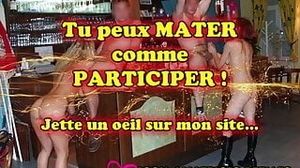 Exhib au restaurant qui finit en partouze