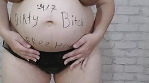 Pregnant slutwife Milky Mari get back to the cuckold hubby after no-condom turn per turn pussy-creampie gangbang