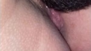 Eating a juicy wet pussy