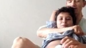 Acordei carente e o encontrei jogando.. -Aquagemi