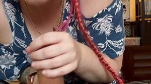 Side mega-bitch cougar oral, facial cumshot cum shot, filthy chat hotwifey on wifey