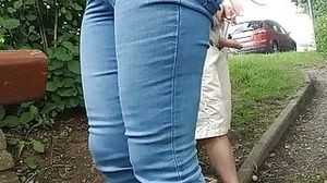 Public Fuck in my Jeans