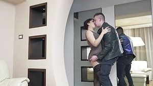 Mature mom gets anal sex from young guy