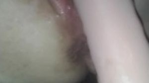 Slave pup deep pussy dildoe leaking