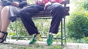 I don't like to read so I have fun with his big cock outside
