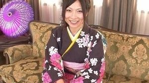 Mature japanese housewife clad as a geisha and cheats on her spouse with a neighbor