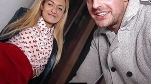 Slim german slut with small tits pick up at the street