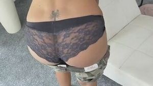 Skinny milf Sunny takes off off and milks