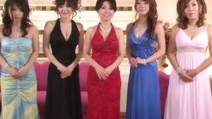 Japanese jaw-dropping honies ride fat spears inward ejaculation