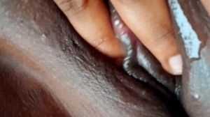 Knead my humid black vag