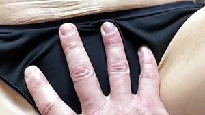 Wifey want me to spunk on her tummy, with close up penis and coochie