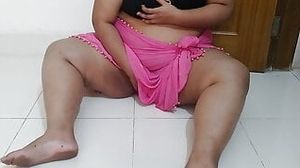 Spouse is not at home, the wifey has hookup with lip liner when she is steamy - Desi wifey