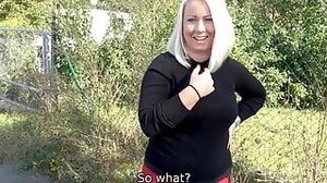 HUNT4K. Wife agrees to have sex if husband wanks to her impaled on cock