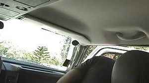 Sexy Trina has wild anal sex in the boss's limo
