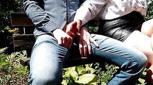 Outdoor MILF Mom Lets Step Son Cum Quickly From Her Milking