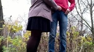 Mother-in-law in a brief sundress holds son-in-law's spunk-pump and arouses him