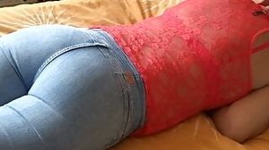 Flashing and full masturbation of a 58-year-old Latin MILF