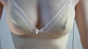 'He looks at my perfect tits while I give him the best handjob ever, it drives him crazy'