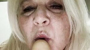 Close up cock sucking
