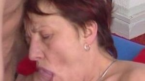Redhead grandma getting fucked
