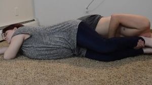 TSM - Rhea gets comfy so I can worship her pregnant feet