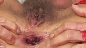 Wool adorned grandma first time ass fucking penetration pounded
